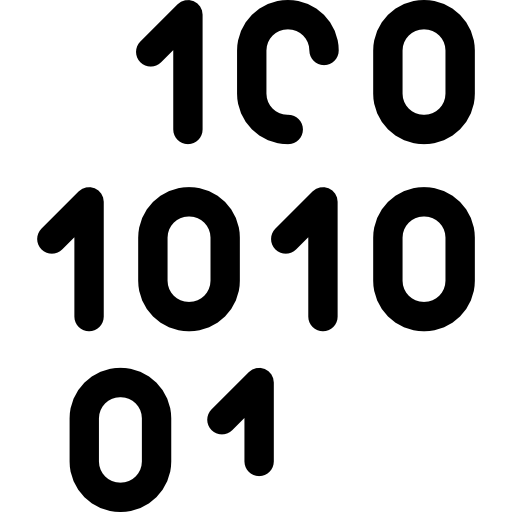 ikon med 0or och 1or