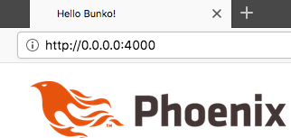 nytt elixir phoenix projekt med 0.0.0.0:4000